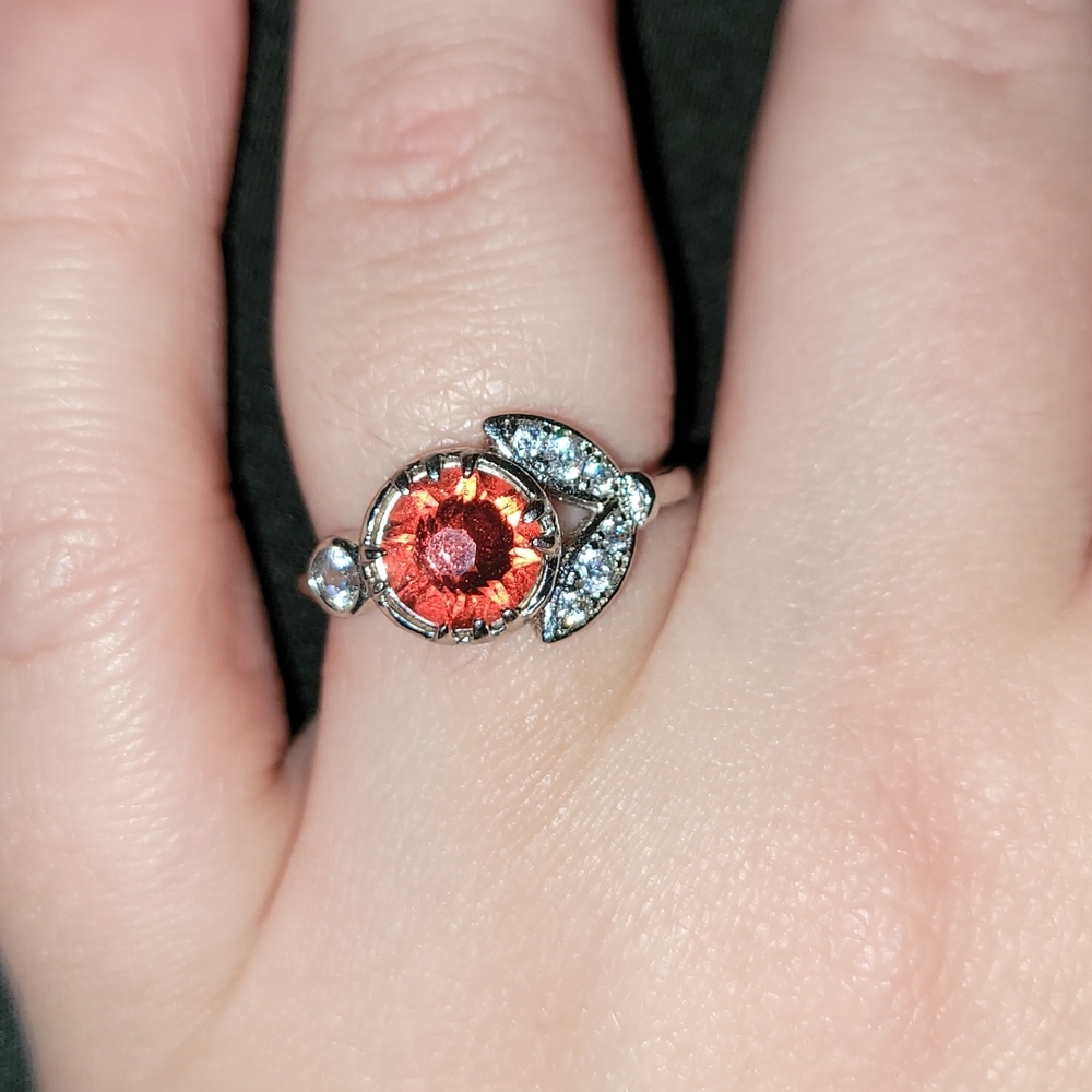 Size 6 sterling silver gem ring